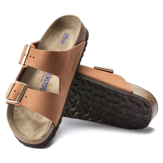 Hovedbilde Birkenstock Arizona SFB Nubuck Pecan skinn smal ...