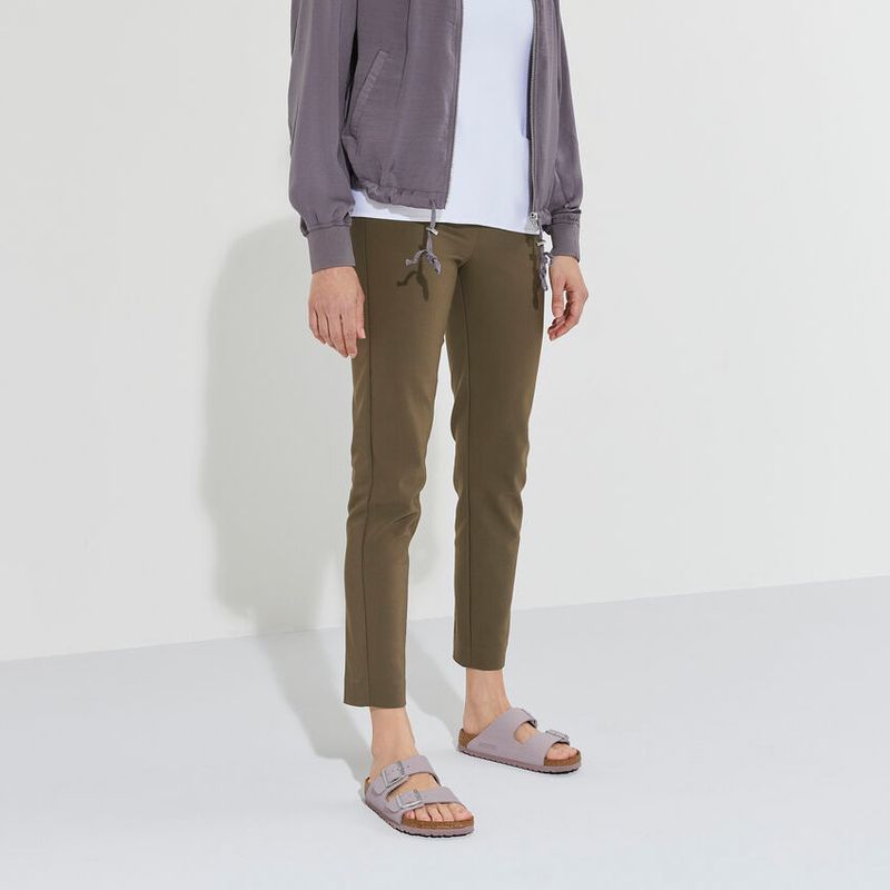 Birkenstock Arizona SFB Yomo Lilac Nubuck skinn smal