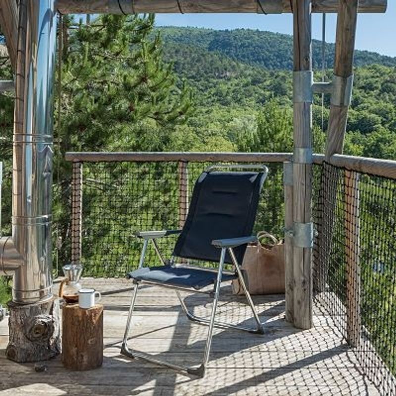 Lafuma Campingstol Alu Highback AC Stol m pute Taupe