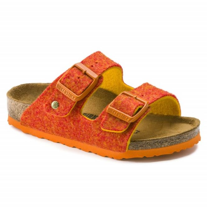 Hovedbilde Birkenstock Arizona Doubleface Oransje smal