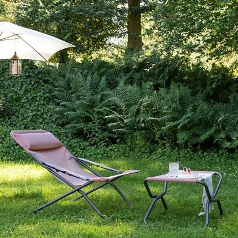 Lafuma Transabed Terre Grå solstol