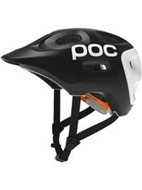 Hovedbilde POC Trabec Race sykkelhjelm Svart/Hvit