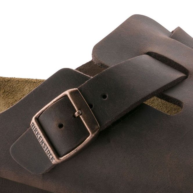 Hovedbilde Birkenstock Boston Habana oljet skinn smal