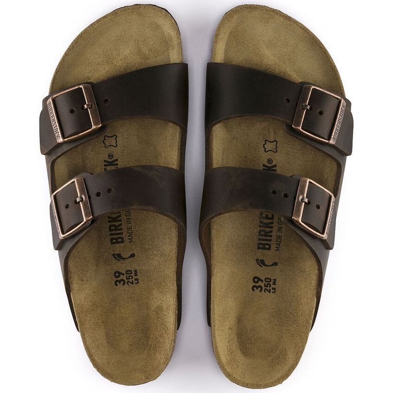 Birkenstock Arizona Habana oljet skinn normal
