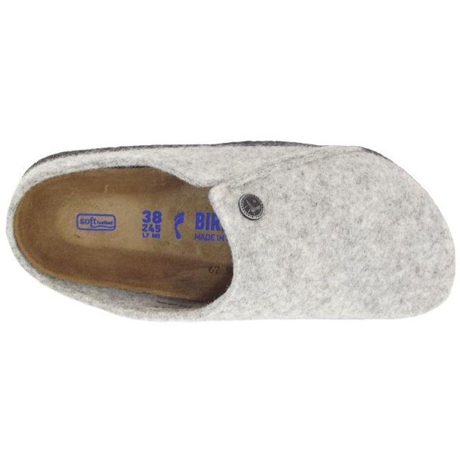 Hovedbilde Birkenstock Zermatt SFB Lysegrå ull normal myk