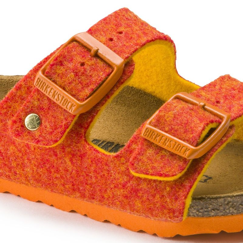 Birkenstock Arizona Doubleface Oransje smal
