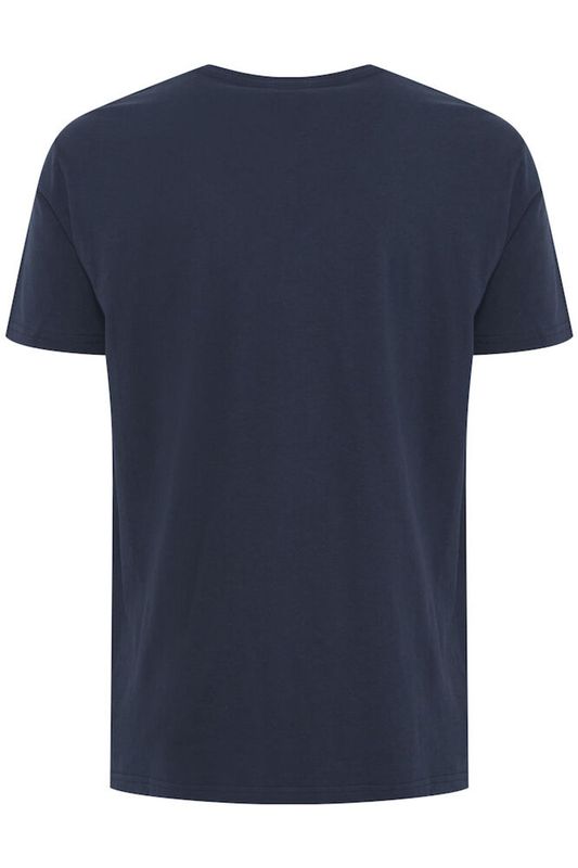 Solid T-shirt Rock bomull insignia blå