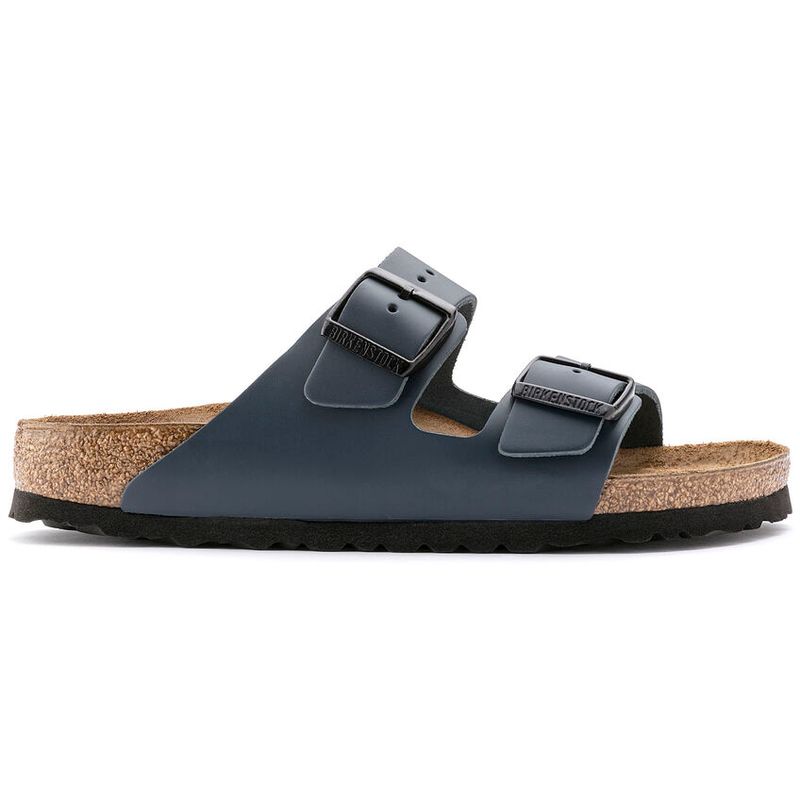 Birkenstock Arizona Blå skinn smal