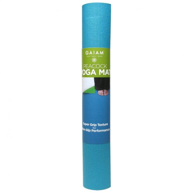 Gaiam Peacock 2-colour yoga mat 3mm