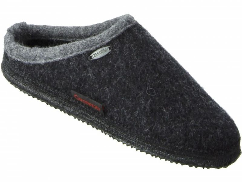 Giesswein Dannheim ulltøfler unisex koksgrå