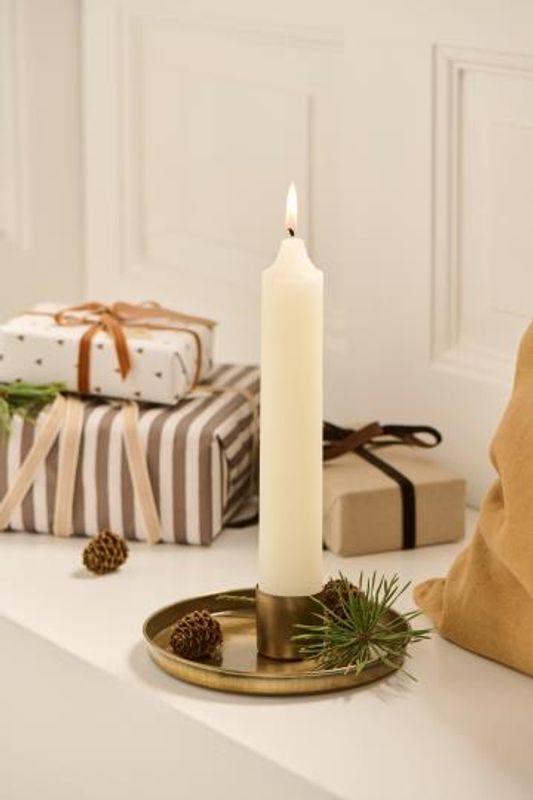 IB Laursen Rustikklys hvit Ø:3,8 H:25