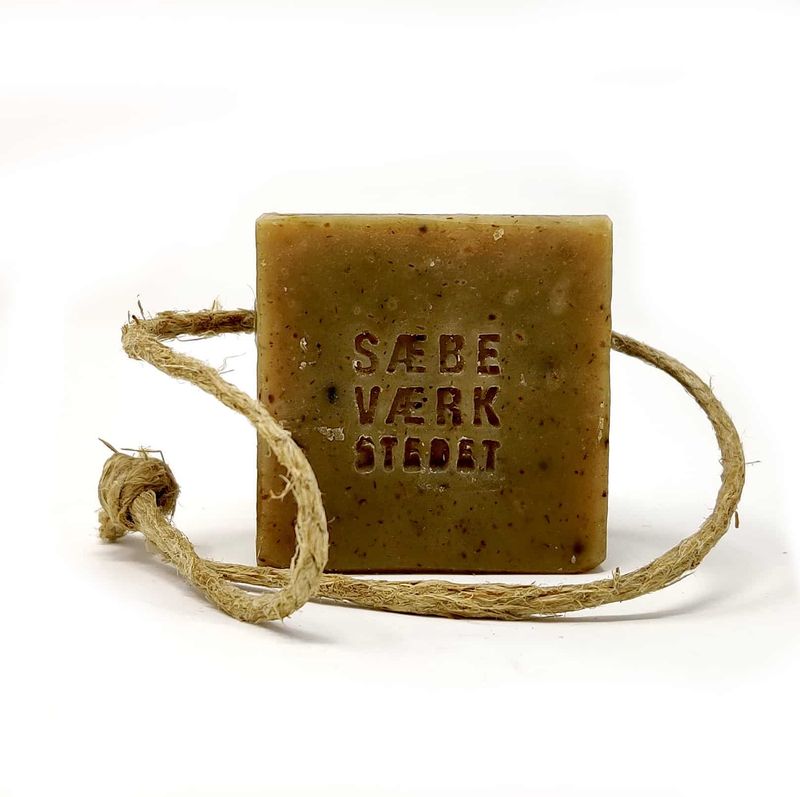 Badesåpe: Hårsåpe med snor 150g