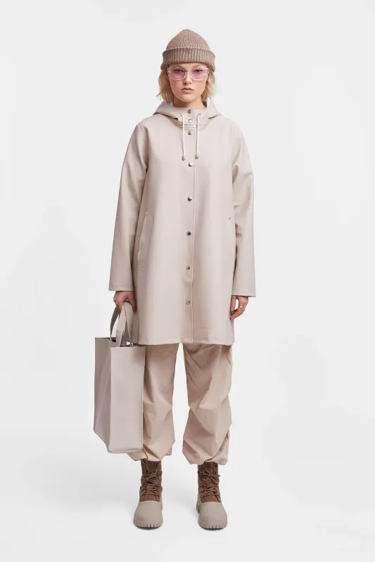 Stutterheim Mosebacke regnjakke sand dame