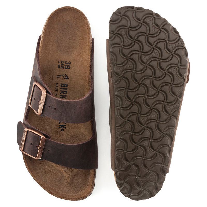 Birkenstock Arizona Habana oljet skinn normal