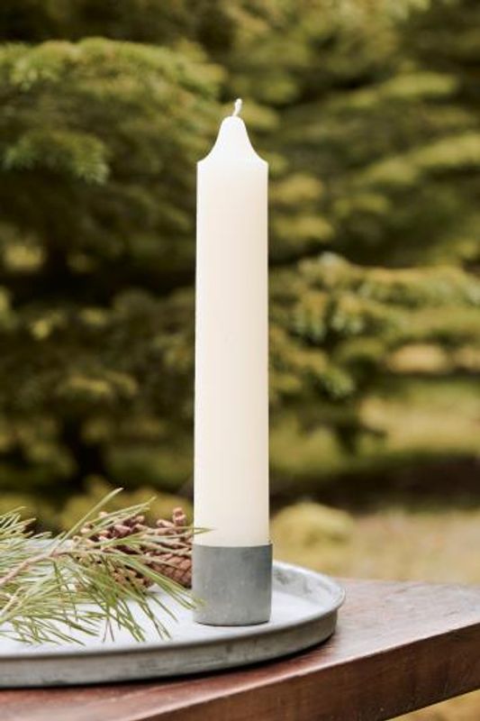 IB Laursen Rustikklys hvit Ø:3,8 H:25