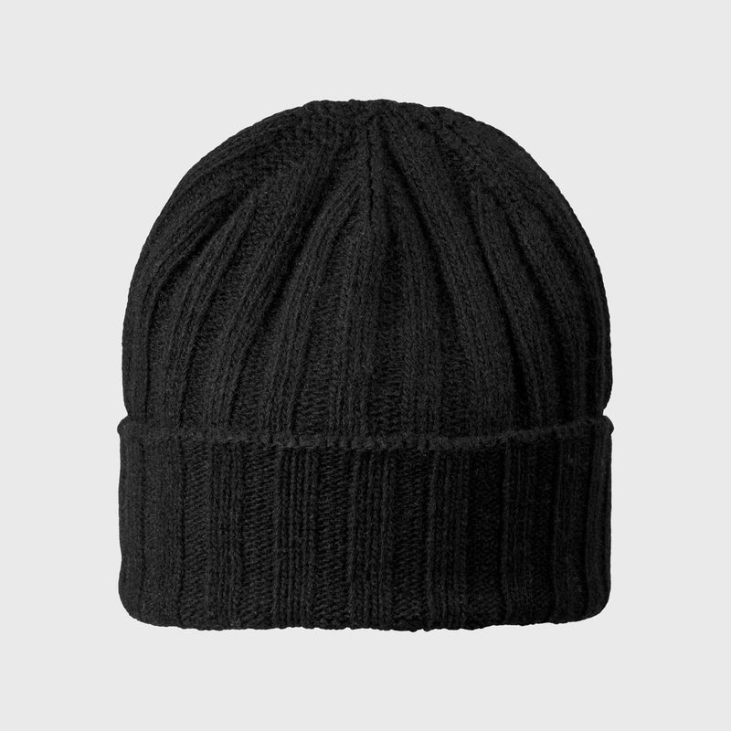 MJM Beanie cashmere/ull OSFA unisex, svart