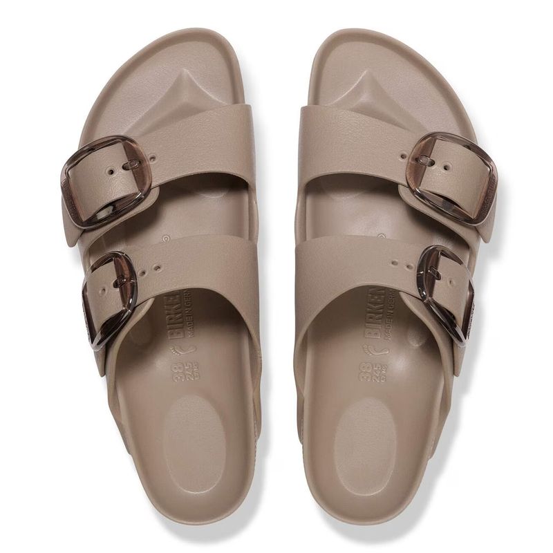 Birkenstock Arizona EVA Big Buckle Gray Taupe badesandal smal