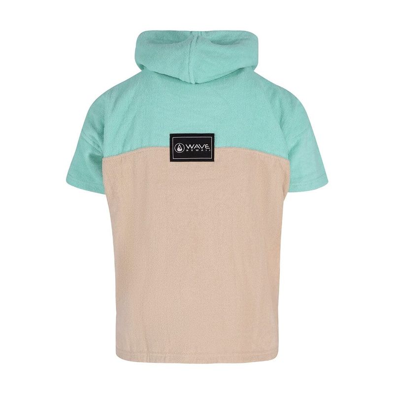 Poncho håndkle Dropsi Beige/grønn Barn XXS