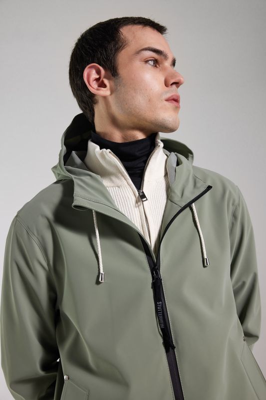 Stutterheim Stockholm lightweight zip matte comet unisex
