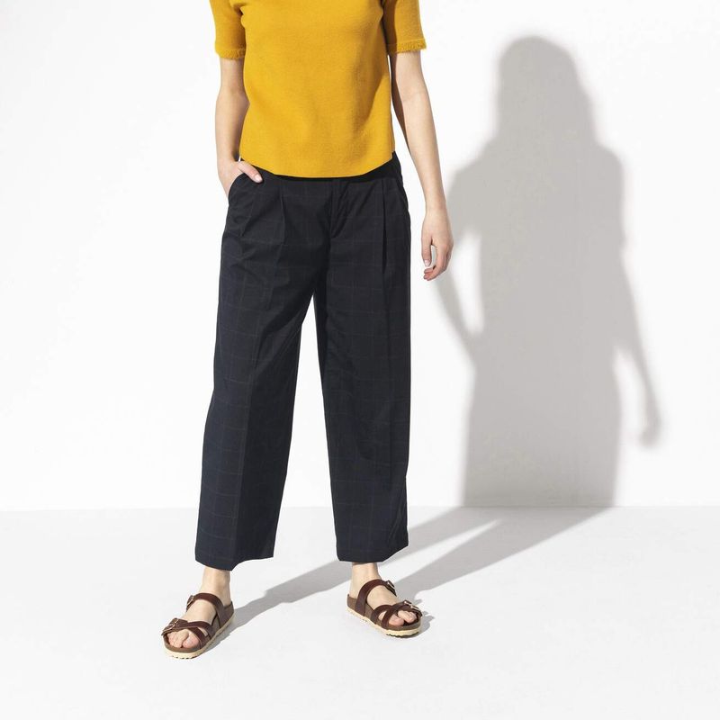 Birkenstock Franca Cognac oljet skinn smal