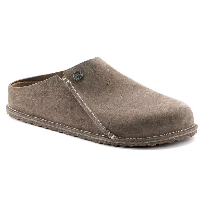 Birkenstock Zermatt Premium semsket skinn grå taupe normal