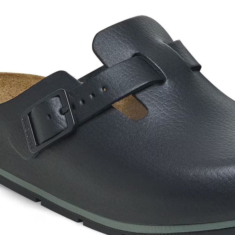 Birkenstock Boston PRO skinn svart normal