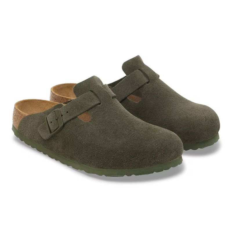 Birkenstock Boston Thyme semsket skinn normal