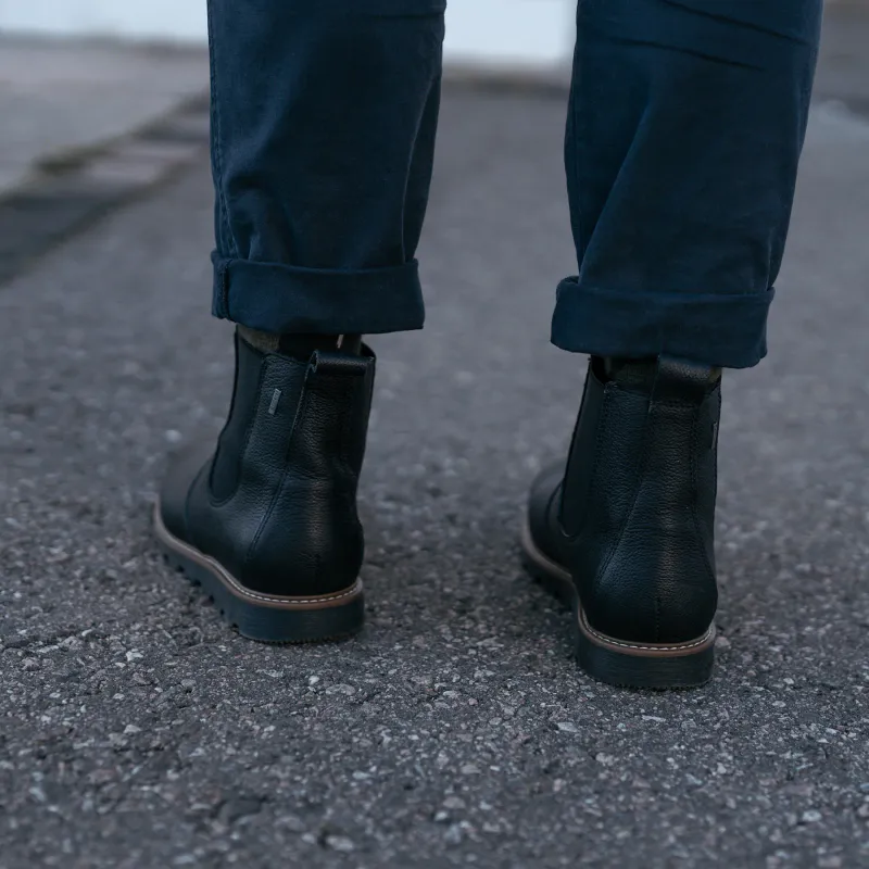 Pomar Raja Herre Chelsea Gore-Tex ankel støvel svart