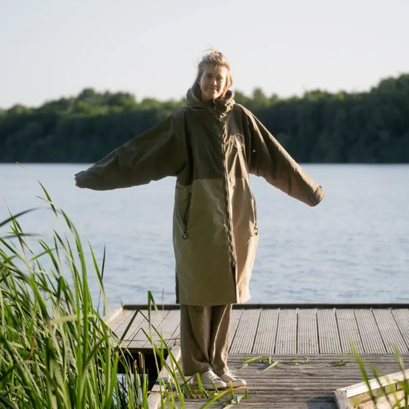WH Poncho Storm Yukon Khaki grønn S-M