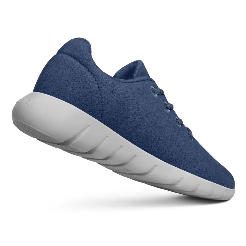 Merino Runner Herre ocean blå - merino ull