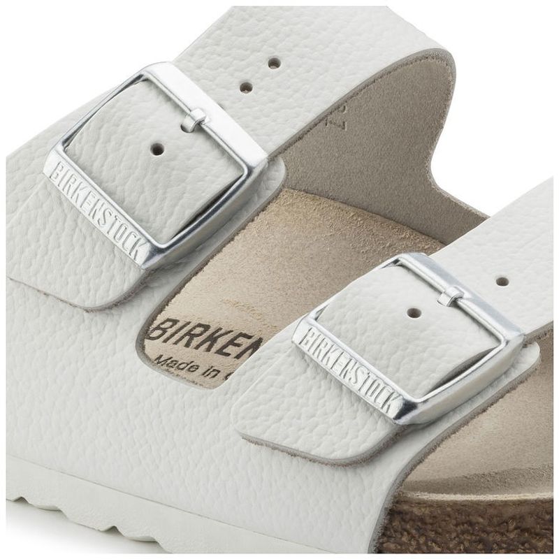 Birkenstock Arizona Hvit skinn smal