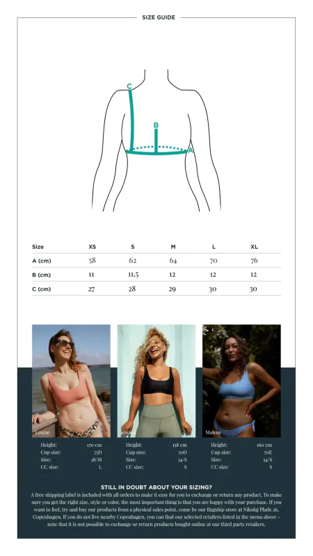 CPH Cartel Agung Bikini Top Nero -svart