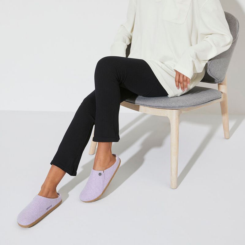 Birkenstock Zermatt Shearling FE Purple fog ull smal