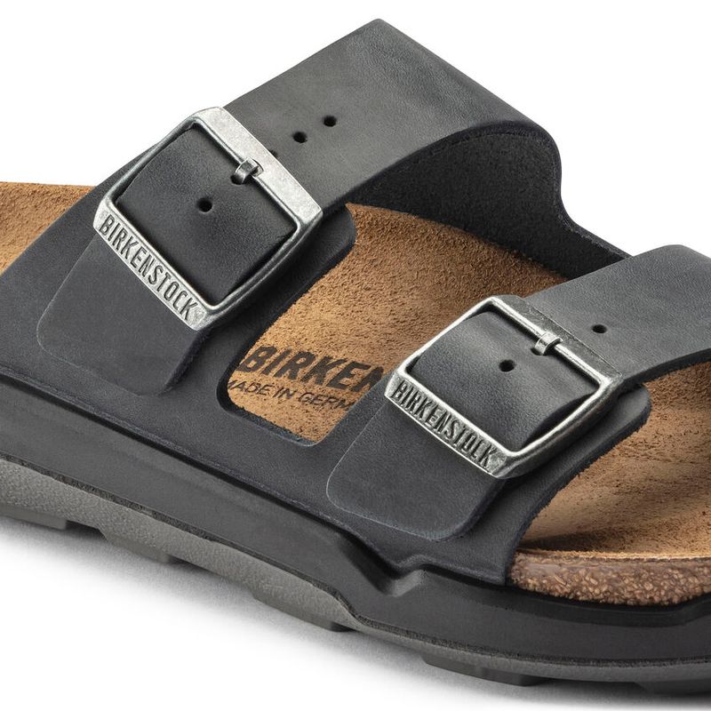 Birkenstock Arizona CT Cross Track svart skinn normal
