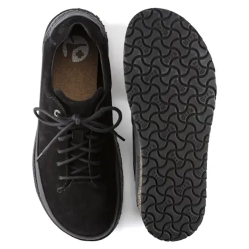 Birkenstock Honnef semsket skinn svart normal