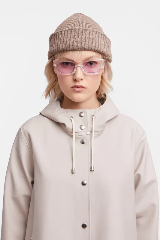 Stutterheim Mosebacke regnjakke sand dame