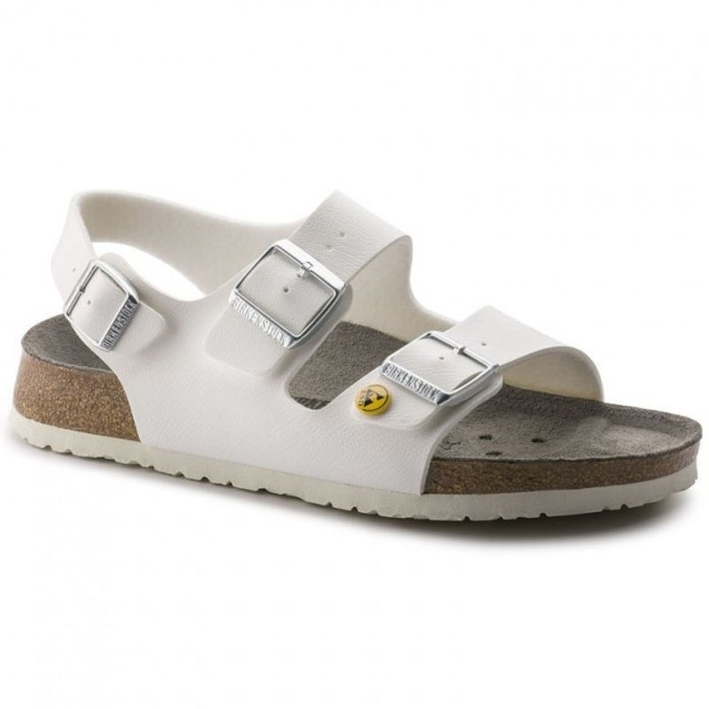 Birkenstock Milano ESD BF hvit pro smal