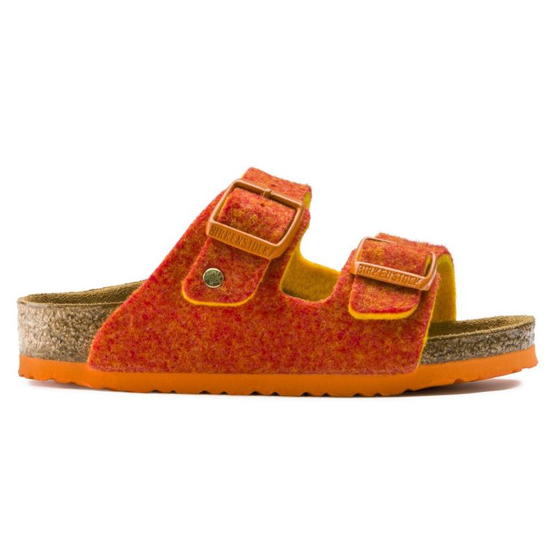 Birkenstock Arizona Doubleface Oransje smal