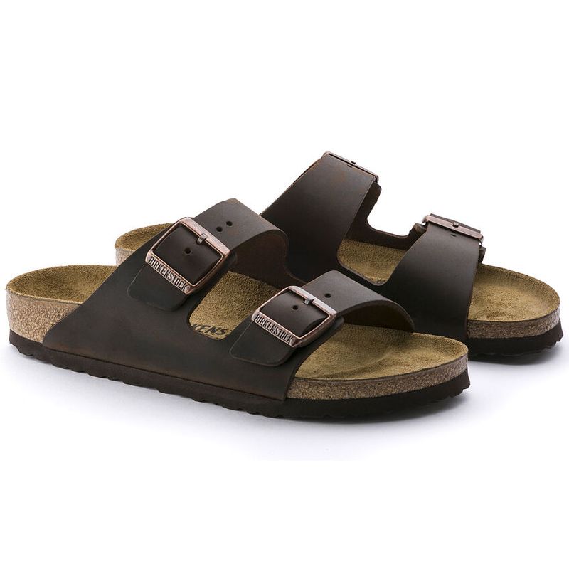 Birkenstock Arizona Habana oljet skinn normal