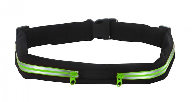 Treningsbelte stretch m 2 lommer