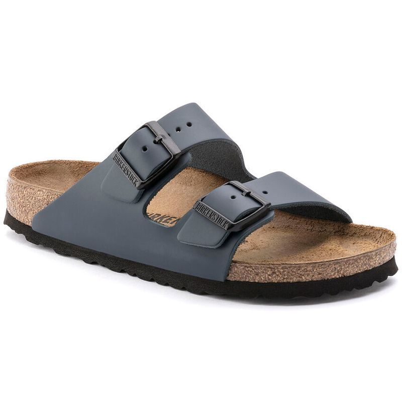 Birkenstock Arizona Blå skinn smal