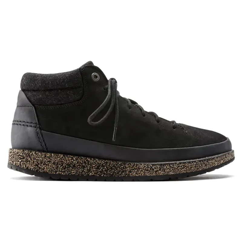 Birkenstock Honnef High semsket skinn svart normal