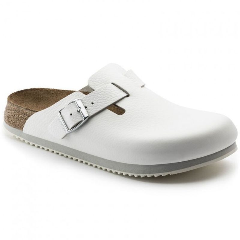 Birkenstock Boston SL hvit normal