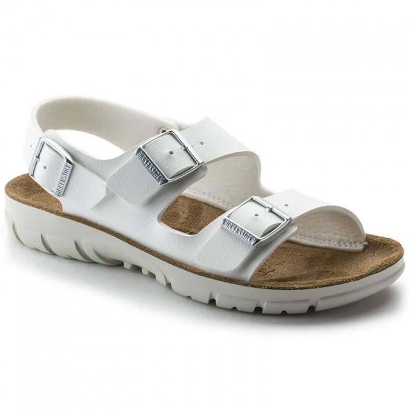 Birkenstock Kano BF hvit pro smal