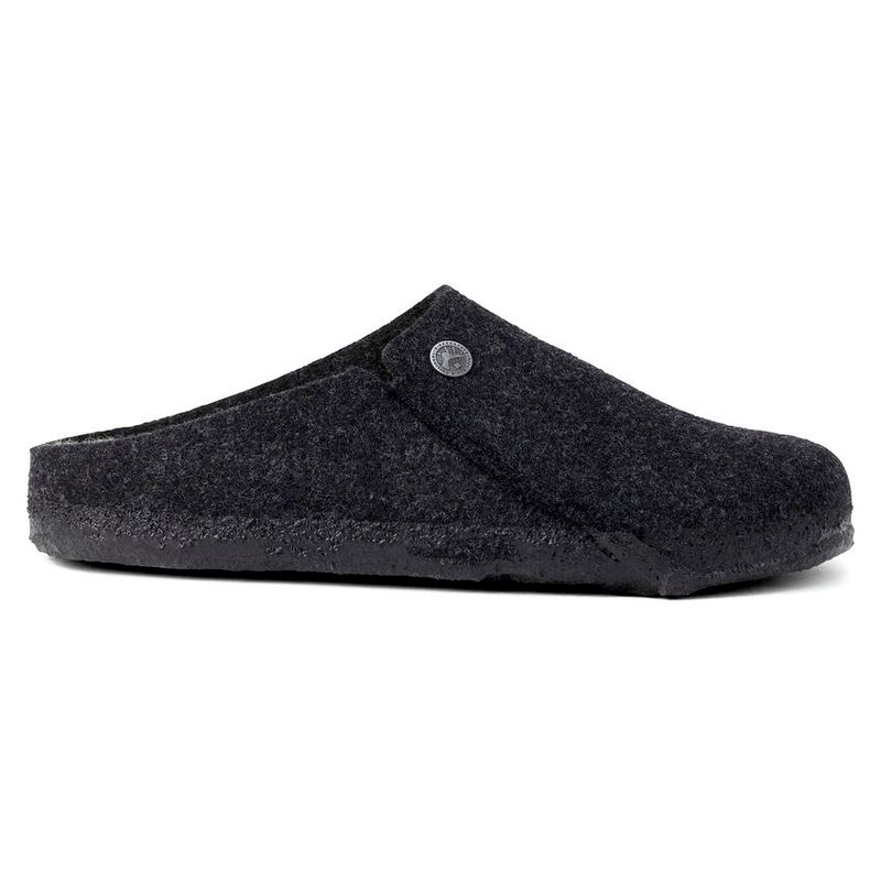 Birkenstock Zermatt Shearling mørkegrå ull smal