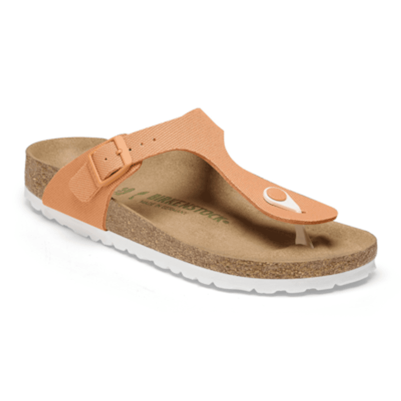 Birkenstock Gizeh Papaya canvas vegan normal