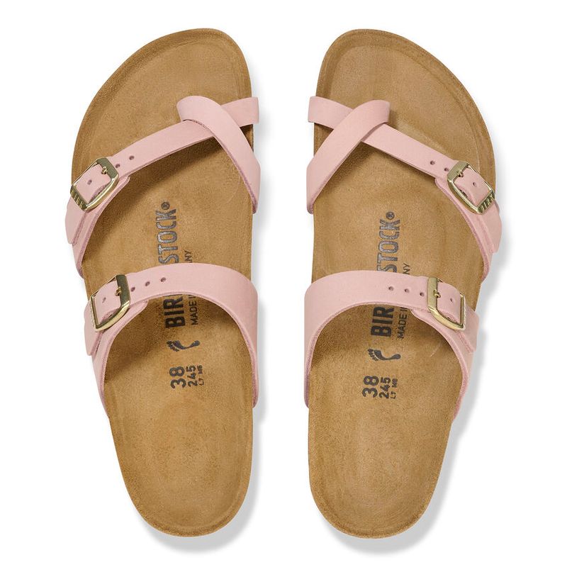 Birkenstock Mayari Soft Pink nubuck skinn normal