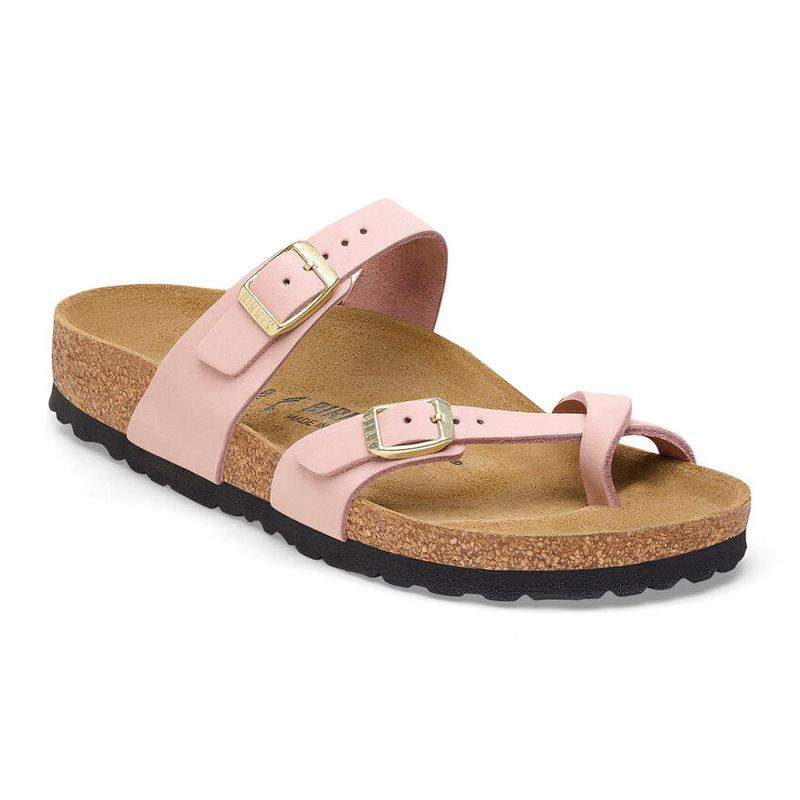 Birkenstock Mayari Soft Pink nubuck skinn normal