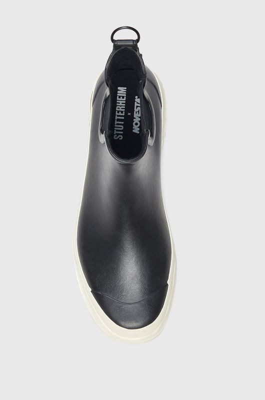 Stutterheim Chelsea Rainwalker lav svart/hvit gummistøvel unisex