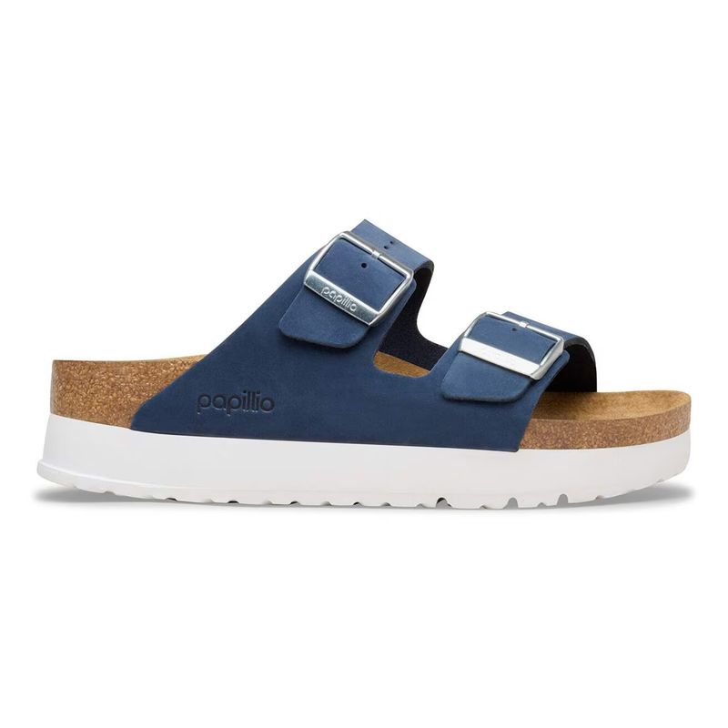 Birkenstock Arizona flex platform new navy nubuck skinn smal